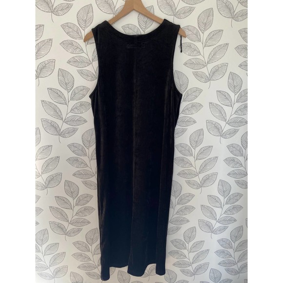 Positive Attitude Black Overall Long Dress, Size 4 - Picture 1 of 5